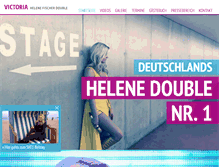 Tablet Screenshot of double-helene-fischer.de